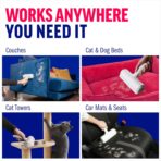 ChomChom Roller Pet Hair Remover – Original Size Reusable Lint Roller for Cat & Dog Hair on Furniture, Couch, Carpet, Car, Rugs & Bedding – Portable, Eco-Friendly (White) - Image 6