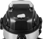 Amazon Basics Wet Dry Shop Vacuum Cleaner, 4 Gallon, 3 HP Stainless Steel, Grey/Black - Image 7