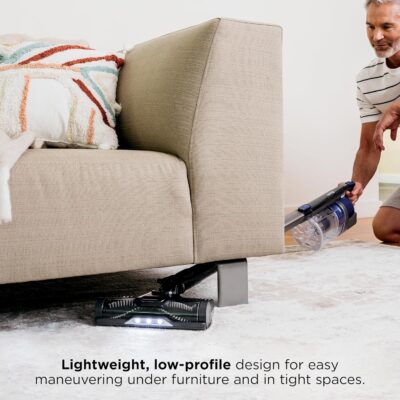 Shark | Pet Cordless Vacuum Cleaner | LED Headlights | Removable Handheld Vacuum for Pet Hair | Crevice Tool & Pet Multi-Tool Included | 40min Runtime | For Carpet & Hard Floors | Grey | IX141 - Image 4