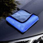 Microfiber Towels for Cars 3 Pieces 500 GSM polishing Cleaning Home, car and Motorbike - 12 x 12 Inches (30x30cm) - Image 3