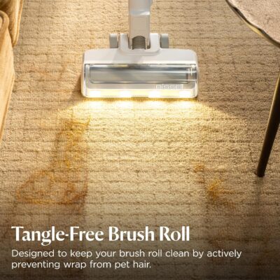 Bissell PowerClean 200W Self-Standing Cordless Vacuum w/Tangle Free Brush Roll, Removeable Battery, Wall Mount, Upholstery Tool & Bright Headlights, 4173 - Image 5