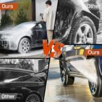 SENIX 13 Amp Electric Pressure Washer - 1700 PSI, 1.2 GPM, Compact with Foam Cannon, Spray Gun, 20-ft Hose, Turbo Nozzle, and 15° Spray Nozzles - Perfect for Cars and Driveways - Image 5