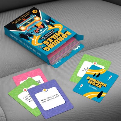 WELL BALANCED Bonding Miles – Road Trip Conversation Card Game for Kids, Teens & Adults, Car Game, Travel Essentials - Image 7