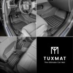 TuxMat - for Polestar 2 2020-2026 Models - Custom Car Mats - Maximum Coverage, All Weather, Laser Measured - This Full Set Includes 1st and 2nd Rows - Image 2