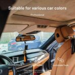 Suede Auto Headliner Fabric 98" L × 60" W with Foam Backing - Tube Packaging - -Beige Interior Replacement Material for Car/Truck/SUV/RV Roof - Home Repair/DIY Headliner Material - Image 7