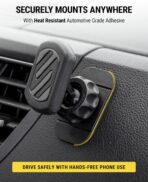 Scosche MAGDMB MagicMount Magnetic Phone Mount for Car, Dashboard Cell Phone Holder with 360° Adjustable Magnet Head, Universal Phone Stand for Car Compatible with iPhone, Samsung, and All Devices - Image 3