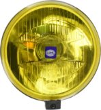 Hella 500 Series Amber High Performance Universal Driving Lamp, Ideal for ATVs, Jeeps, 4x4s, SUV, UTVs, Trucks (Single Lamp only) / 005750512