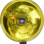 Hella 500 Series Amber High Performance Universal Driving Lamp, Ideal for ATVs, Jeeps, 4x4s, SUV, UTVs, Trucks (Single Lamp only) / 005750512