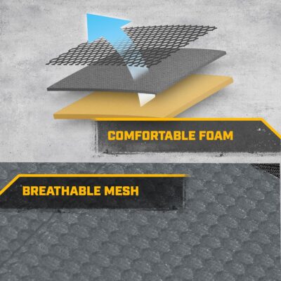 Cat MeshFlex Automotive Seat Covers for Cars Trucks and SUVs – Gray Car Seat Covers for Front Seats, Truck Seat Protectors with Comfortable Mesh Back, Set of 2 - Image 5