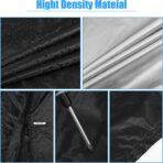 X AUTOHAUX 3L Car Cover Waterproof Snowproof All Weather for Car Outdoor Full Car Cover Rain Sun Protection Universal Fit for Sedan 178"-185" - Image 3