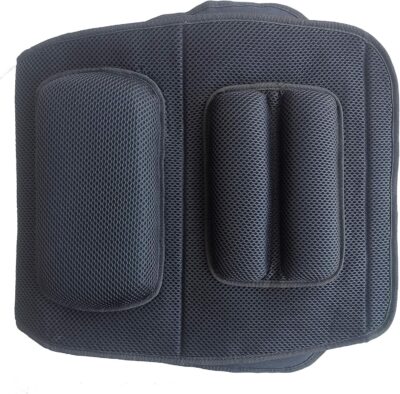 FOMI Premium Gel Cushion and Firm Back Support | Seat Cushion Pad and Upper Lower Thoracic and Lumbar Pillow for Car, Office Chair | Pressure Sore, Coccyx Pain Relief | Posture Aid (Grid Gel) - Image 7