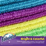 Fabuloso Microfiber Cleaning Cloths for Home & Car, Lint-Free Scratch-Free Rags for Glass, Kitchen & Wood, Reusable Machine Washable, Absorbent for Dusting & Wiping, Rainbow, 13 x 13 in, 8 Count - Image 3