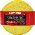 Mothers Microfiber Polishing Pad and Cleaning Pads for Car Detailing, 5 Inch Diameter, Yellow, 6 Pack - Image 6