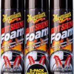 Meguiar's Hot Shine Tire Foam, 19 Oz, 3 Can/Pack, 4 Pack/Case