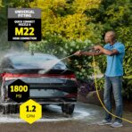 Kärcher Electric Pressure Washer K1800PS, CETA Certified, 3 Spray Nozzles, Detergent Tank, for Cars, Driveways, Siding, Patios, 1.2 GPM - Image 4