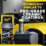 Meguiar's Ultimate Ceramic Coating Kit - Premium Kit for Cars Delivers Ultra-Durable Ceramic Protection with High Water Beading Action, Increased Gloss and Slickness, and Premium Microfiber Towels - Image 7