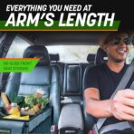 DRIVE - Car Trunk Organizer - Collapsible, Multi-Compartment Automotive SUV Car Organizer for Storage w/Adjustable Straps - Truck & Car Accessories for Women and Men - Black - Image 6