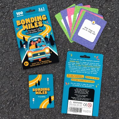 WELL BALANCED Bonding Miles – Road Trip Conversation Card Game for Kids, Teens & Adults, Car Game, Travel Essentials - Image 6