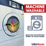 USANOOKS Premium 300GSM Microfiber Cleaning Cloth - 12.5"x12.5" High Performance - 1200 Washes, Ultra Absorbent Microfiber Towels for Cars Undercarriage, Rims & Engine Bay Cleaning - Microfiber Cloth - Image 6