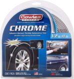 Cowles Custom - Premium Universal Body Molding for All Vehicle - Easy Install, Chrome Finish, 1/2" by 18 feet, UV Protected, Long Lasting Flexible PVC