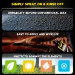 Meguiar's Ultimate Liquid Wax, Improved Liquid Car Wax Formula for Durable Protection that Shines, Premium Towel and Applicator Pad Car Accessories Included, 16 Oz Bottle - Image 3