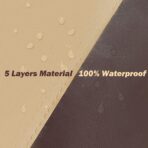 Highlander Car Cover Waterproof All Weather Compatible with Toyota Highlander 2007-2024, Outdoor Dustproof Anti-UV Sun Rain Protection Full Exterior Cover - Image 6