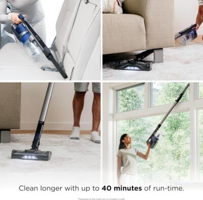 Shark | Pet Cordless Vacuum Cleaner | LED Headlights | Removable Handheld Vacuum for Pet Hair | Crevice Tool & Pet Multi-Tool Included | 40min Runtime | For Carpet & Hard Floors | Grey | IX141 - Image 3