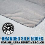 Chemical Guys Waffle Weave Gray Matter Microfiber Drying Towel - 25" x 36", Premium Blend Microfiber Towel with Soft-Banded Edging for Scratch-Free Car Drying, Ultra Absorbent - Image 3