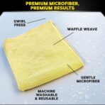 Meguiar's Water Magnet Microfiber Drying Towel, Premium Car Wash Microfiber Towel That’s Super Plush, Water Absorbent & Scratch-Free Big Microfiber Towels for Cars, 1 Pack - Image 3