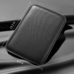 Car Armrest Covers, Vehicle Center Console Cover, Middle Storage Pads, Dog & Cat Paws Protetor, Carbon Fiber PU Leather, Waterproof, Anti-Slip, Auto Interior Accessories, Black, Size M - Image 7