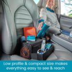 High Road CarHop Jr - Car Organizer with Cup Holders and Storage or Eating Tray for Car - Front Seat Organizer for Drivers and Back Seat Organizer for Kids and Adults - Image 3