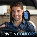 Sealy Memory Foam Neck Pillow for Car or Office Chair – Cervical Neck Pillow, Cooling Car Headrest Pillow or Office Chair Cushion for Neck - Image 4