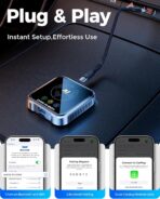 Magic AI Box Wireless CarPlay Adapter, Fast Car Video Box Plug & Play, Easy Setup, Supports Netflix/YouTube/TF Card Streaming Equalizers and More for OEM Wired CarPlay/Android Auto Cars (Gray) - Image 5