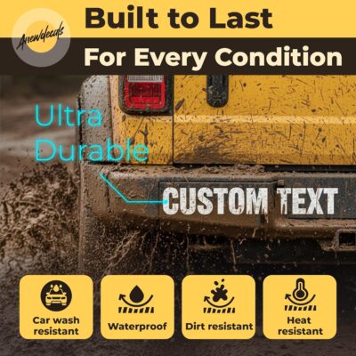 Personalized Design Your Own Name - Custom Vinyl Sticker Car Window - Boat - Lettering JDM Automotive Windshield Graphic Name Letter Auto Vehicle Door Banner - Custom Vinyl Decal - Image 5