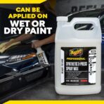 Meguiar's D15601 Synthetic X-Press Spray Wax for Car Detailing, Creates a Deep Shiny Look, Can Be Applied to Wet or Dried Paint and In Direct Sunlight, Moisture Rolls Off Waxed Paint, 1 Gallon - Image 8