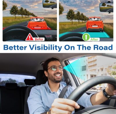 Car Seat Cushion, Ergonomic Memory Foam Car Cushion for Sciatica Pain Relief, Larger Driving Seat Pillow for Short Drivers on Long Drives - Butt Pillow for Truck, Office, Wheelchair - Black&Gray - Image 5