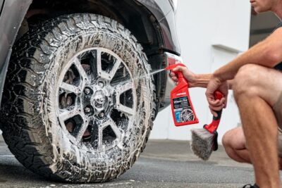 Mothers Foaming Wheel & Tire Cleaner, 24 oz. – Foaming Action Lifts Brake Dust & Grime, Safe for Factory-Coated Wheels, Restores, Cleans, Finishes Fast, Spot-Free Rinse (05924) - Image 8