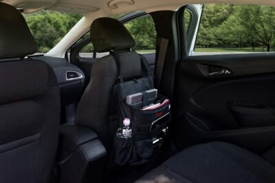 Tidify Car Front Seat Organizer [2025 UPDATED] with Dedicated Tablet and Laptop Storage Stabilizing Side Straps Soft Adjustable Shoulder Strap and Hardened Buckles Your Office Away from Office. - Image 9