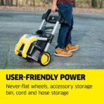 Kärcher Pressure Washer K1700, 3 Spray Nozzles, Detergent Tank, for Cars, Driveways, Siding, Patios, 2125 max. PSI, 1.46 max. GPM - Image 7