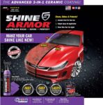 SHINE ARMOR Fortify Quick Coat High Performance Ceramic Coating, Car Wax Spray, Hydrophobic Top Coat Polish and Polymer Paint Sealant Protection for Vehicle Leather Seat, Tires, Bumpers, Rims Made in - Image 5