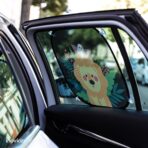 Car Sun Shades for Kids – 2-Pack Baby Window Shades with UV Protection – Cute Animal Design with Suction Cups – 17"x14" Sun Protection for Car Windows – by Inovida - Image 5