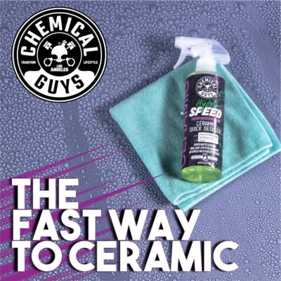Chemical Guys HydroSpeed Ceramic Quick Detailer Spray - SiO2 Shine Car Detailer Spray for Cars, Trucks, SUVs, Motorcycles and RVs, Boosts Gloss, Hydrophobic Protection and Slickness, 16 oz - Image 8