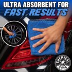 Chemical Guys Professional Grade Premium Microfiber Towels for Cars, Blue, 16" x 16", Ultra-Soft and Scratch-Free Car Detailing Cloths for Trucks, Motorcycles, and More - 3 Pack - Image 8