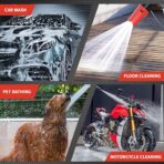 Pressure Washer Foam Cannon Gun & Sprayer Kit, Car Wash Kit, 5 Adjustable Nozzles, 1/4" Quick Connect, Fits for 1000-4000 PSI, Includes Foam Sprayer & Accessories - Image 7