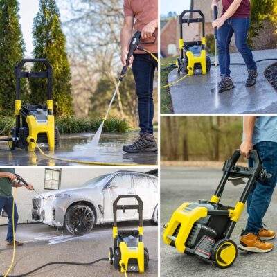 Kärcher Electric Pressure Washer K1800PS, CETA Certified, 3 Spray Nozzles, Detergent Tank, for Cars, Driveways, Siding, Patios, 1.2 GPM - Image 5