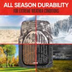 Motor Trend FlexTough Floor Mats for Cars, Black Deep Dish All-Weather Car Mats, Waterproof Trim-to Fit Automotive Floor Mats for Cars Trucks SUV, Universal Floor Liner Car Accessories - Image 4