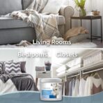 SMELLS BEGONE 15oz Gel Odor Eliminator - Absorb & Remove Tough Odors in Pet Areas, Bathrooms, Basements, Garage, Cars, RVs & Boats - Eliminate Odors Quickly (2-Pack, Fresh Cotton) - Image 3