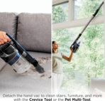 Shark | Pet Cordless Vacuum Cleaner | LED Headlights | Removable Handheld Vacuum for Pet Hair | Crevice Tool & Pet Multi-Tool Included | 40min Runtime | For Carpet & Hard Floors | Grey | IX141 - Image 5
