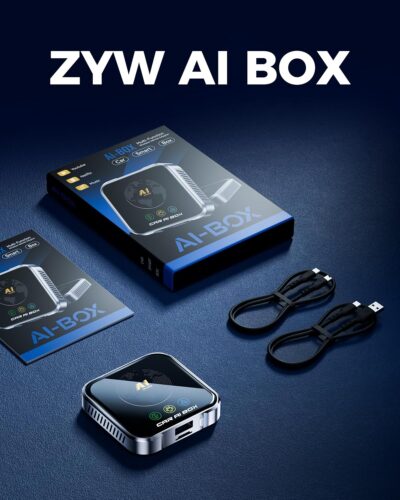 Magic AI Box Wireless CarPlay Adapter, Fast Car Video Box Plug & Play, Easy Setup, Supports Netflix/YouTube/TF Card Streaming Equalizers and More for OEM Wired CarPlay/Android Auto Cars (Gray) - Image 8