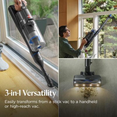 Bissell PowerClean FurGuard 280W Self-Standing Cordless Vacuum w/Self-Cleaning Brush Roll, Strong Suction, Removeable Battery, Wall Mount, Upholstery Tool & Bright Headlights - Image 5